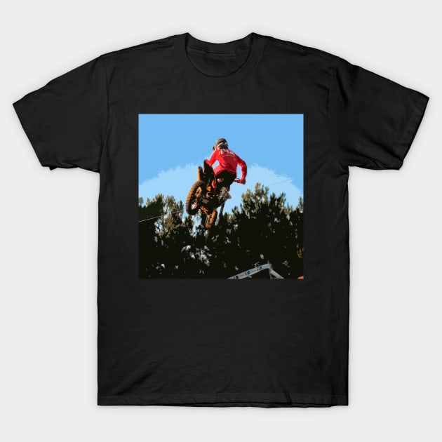 motocross mx gp T-Shirt by rickylabellevie